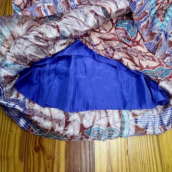 Nicole Miller Silk Blend Size 8 Cocktail 1 Shoulder Asymmetric Dress Glam Party - Picture 13 of 16